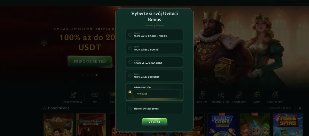 Casinia Casino registrace