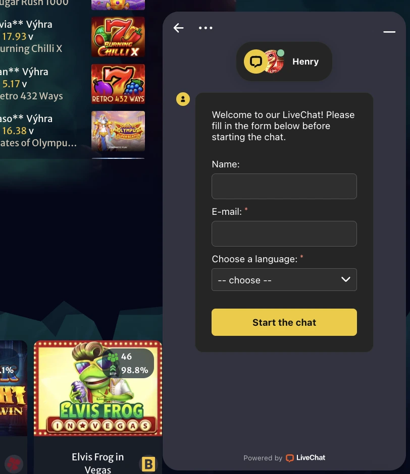 Zákaznický servis v Hellspin Casino