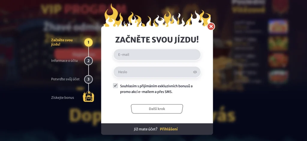 Jak se zaregistrovat v HellSpin Casino