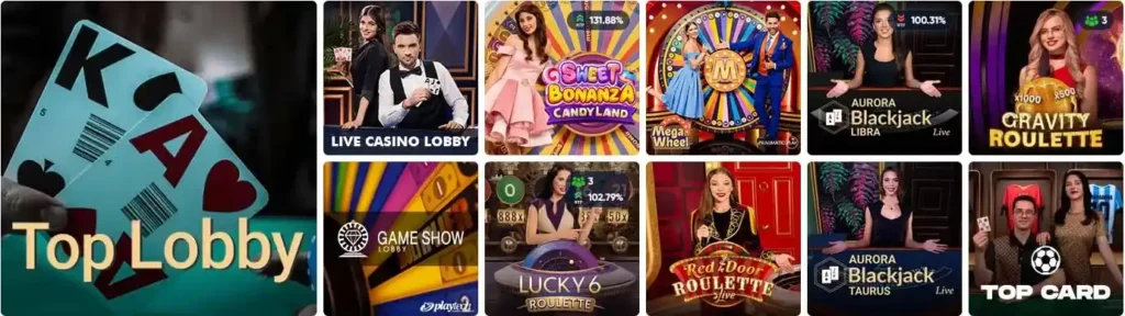 Ivibet Live Casino hry - GameWize výběr