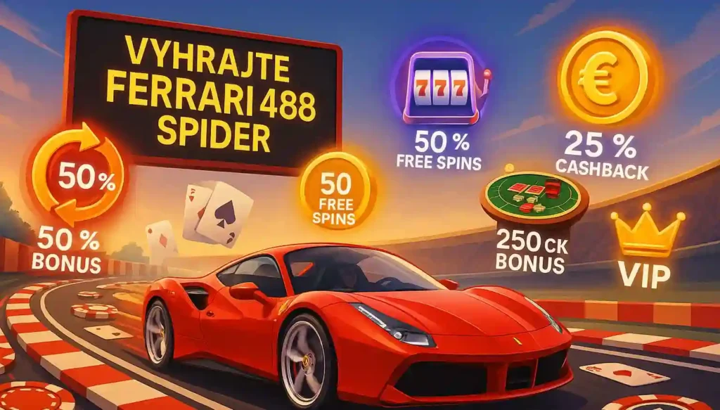 QuickWin casino bonusy - Ferrari 488