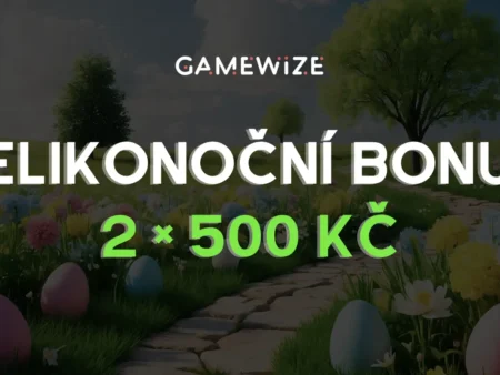 Velikonoční bonus je stále ve hře – 2×500 Kč každý víkend