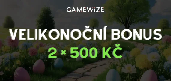 Velikonoční bonus je stále ve hře – 2×500 Kč každý víkend