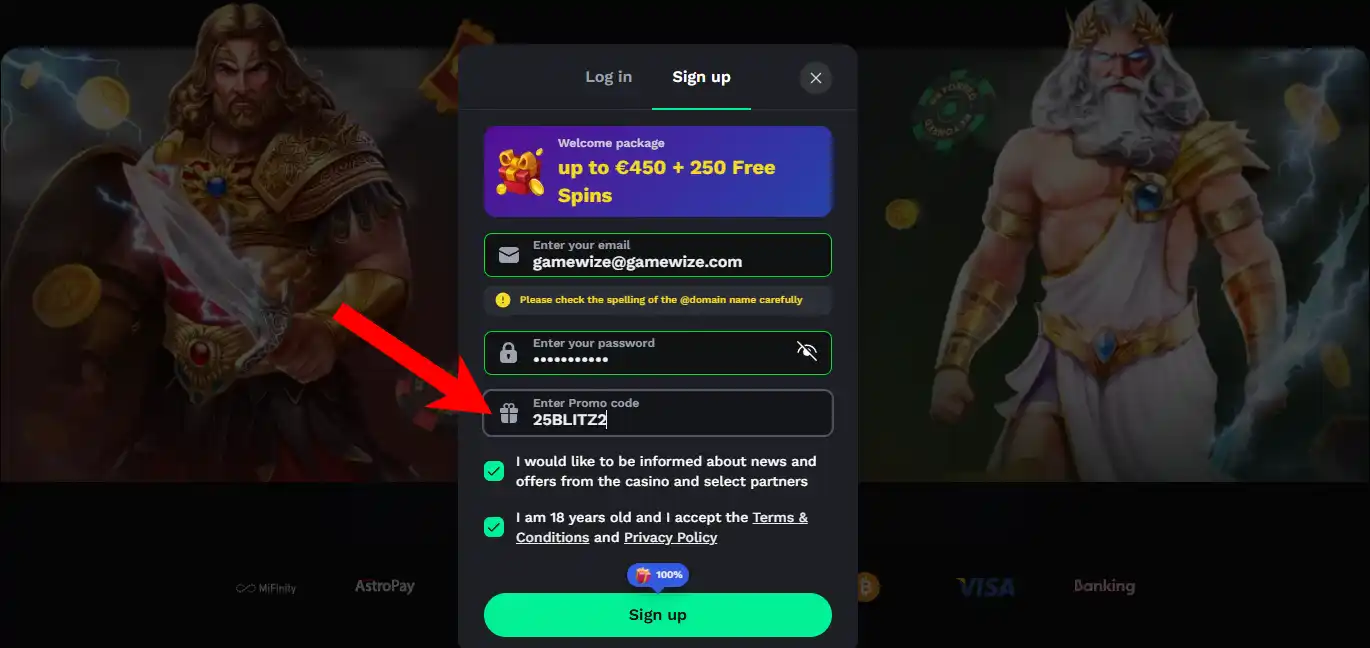 Bet on red bonus bez vkladu 25 free spinů