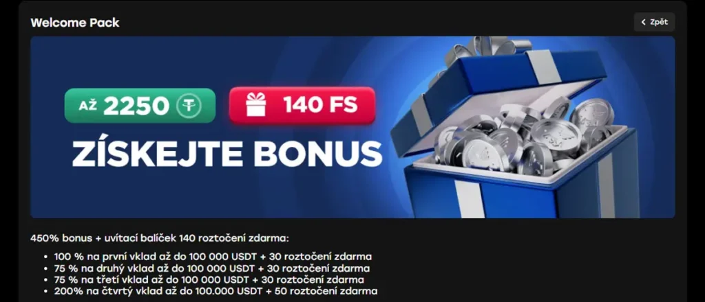 Fairspin welcome bonus