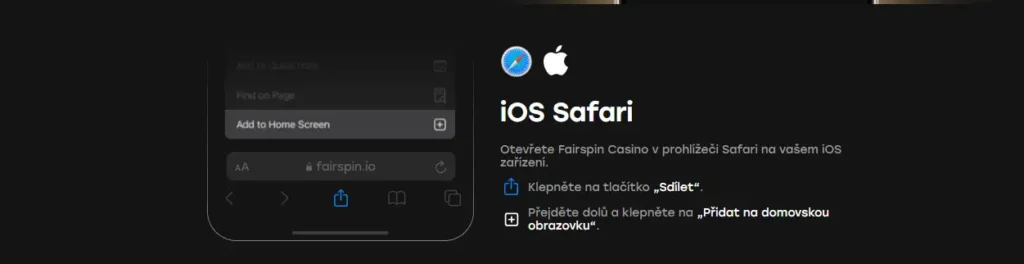 Fairspin na iOS