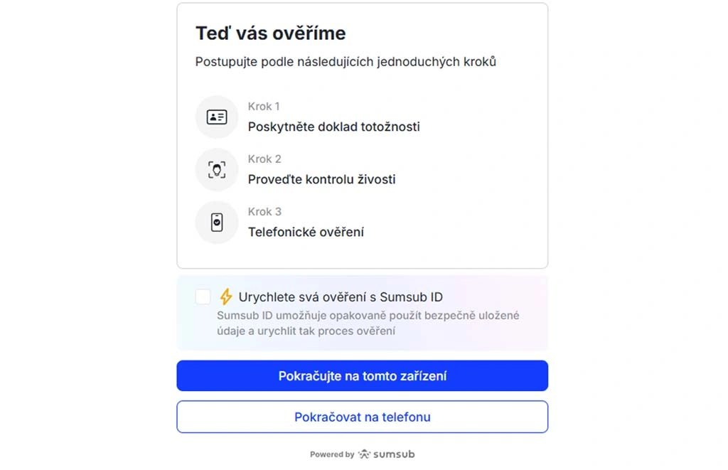 Fairspin ověření KYC - Jak na to