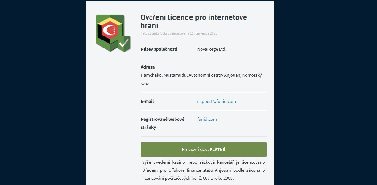 FunID licence