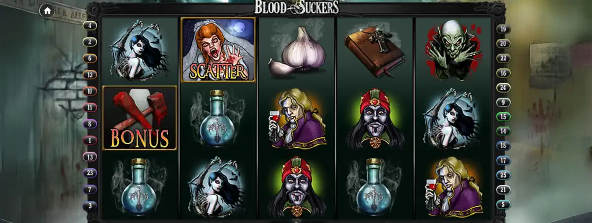 Hrací automat blood suckers