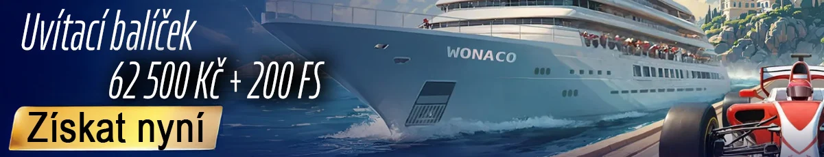 Wonaco banner - Bonusy za registraci
