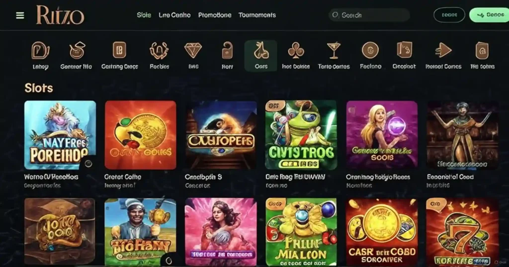 Ritzo casino ponuka her