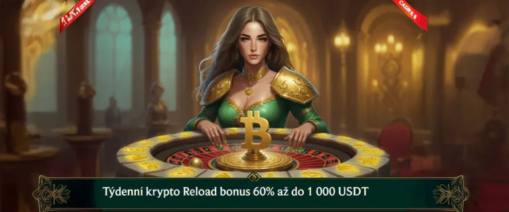 Casinia bonus za vklad 1 000 USDT
