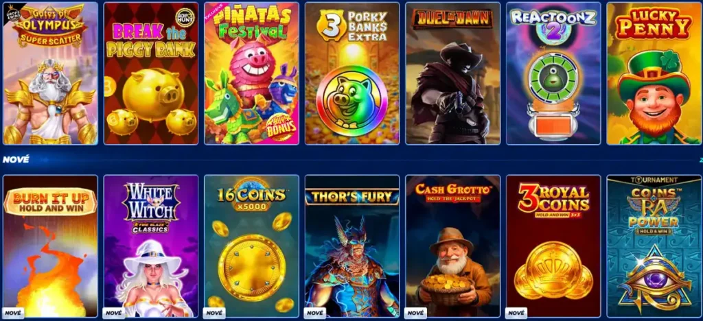 Nové online casino hry