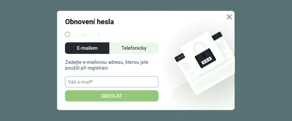 Jak si obnovit heslo v kasinu