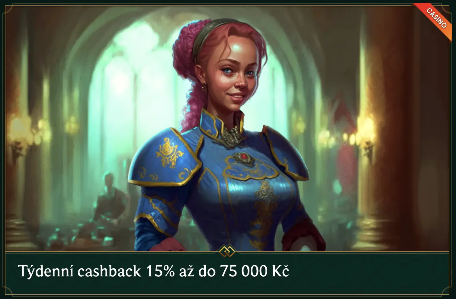 Cashback bonus v Casinia Casino