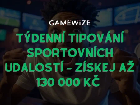 Týdenní tipování sportovních udalostí – Získej až 130 000 Kč