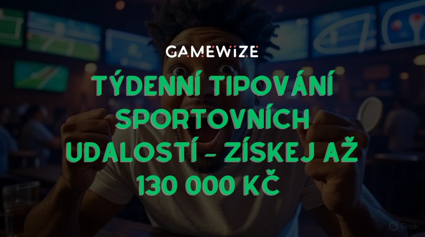 Týdenní tipovíní sportovních udalostí - získej až 130 000 Kč