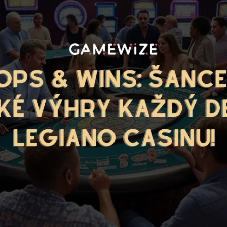 Drops & Wins: Šance na Velké Výhry Každý Den v Legiano Casinu!