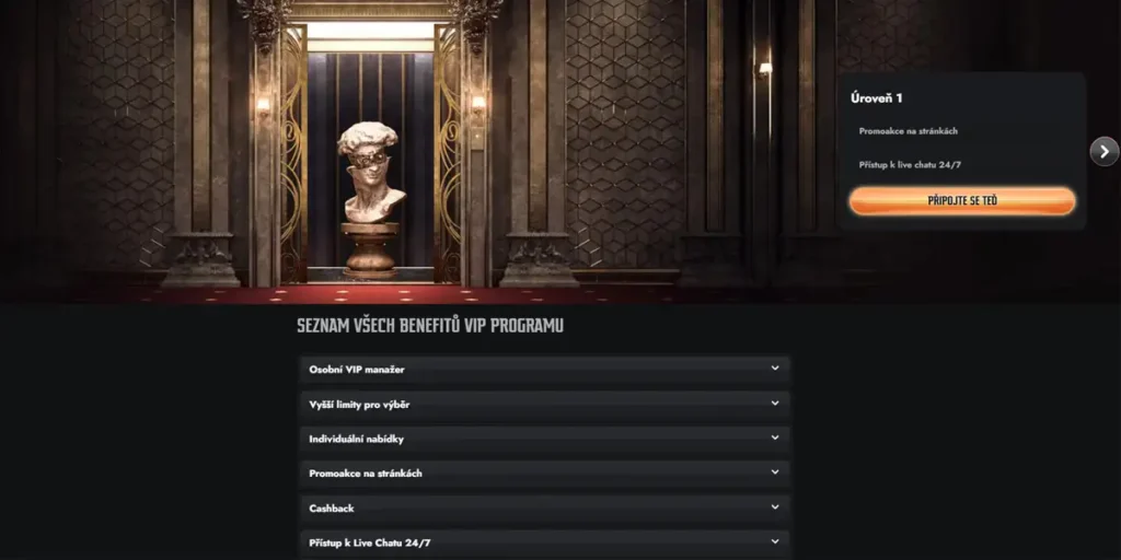 VIP úrovně v kasinech