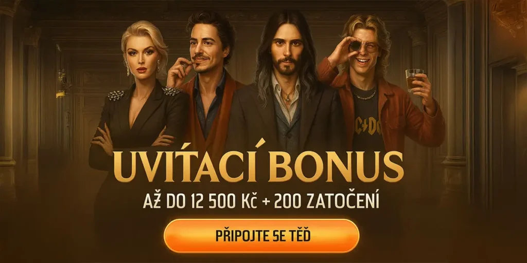 Uvítací bonus až 12 500 Kč + 200 FS
