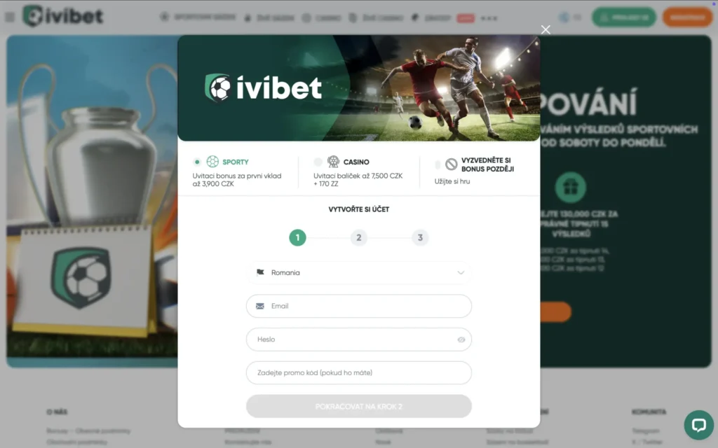 Jak se zaregistrovat a začít tipovat