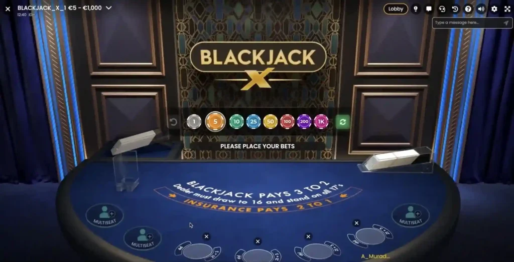 Žetony Blackjack X