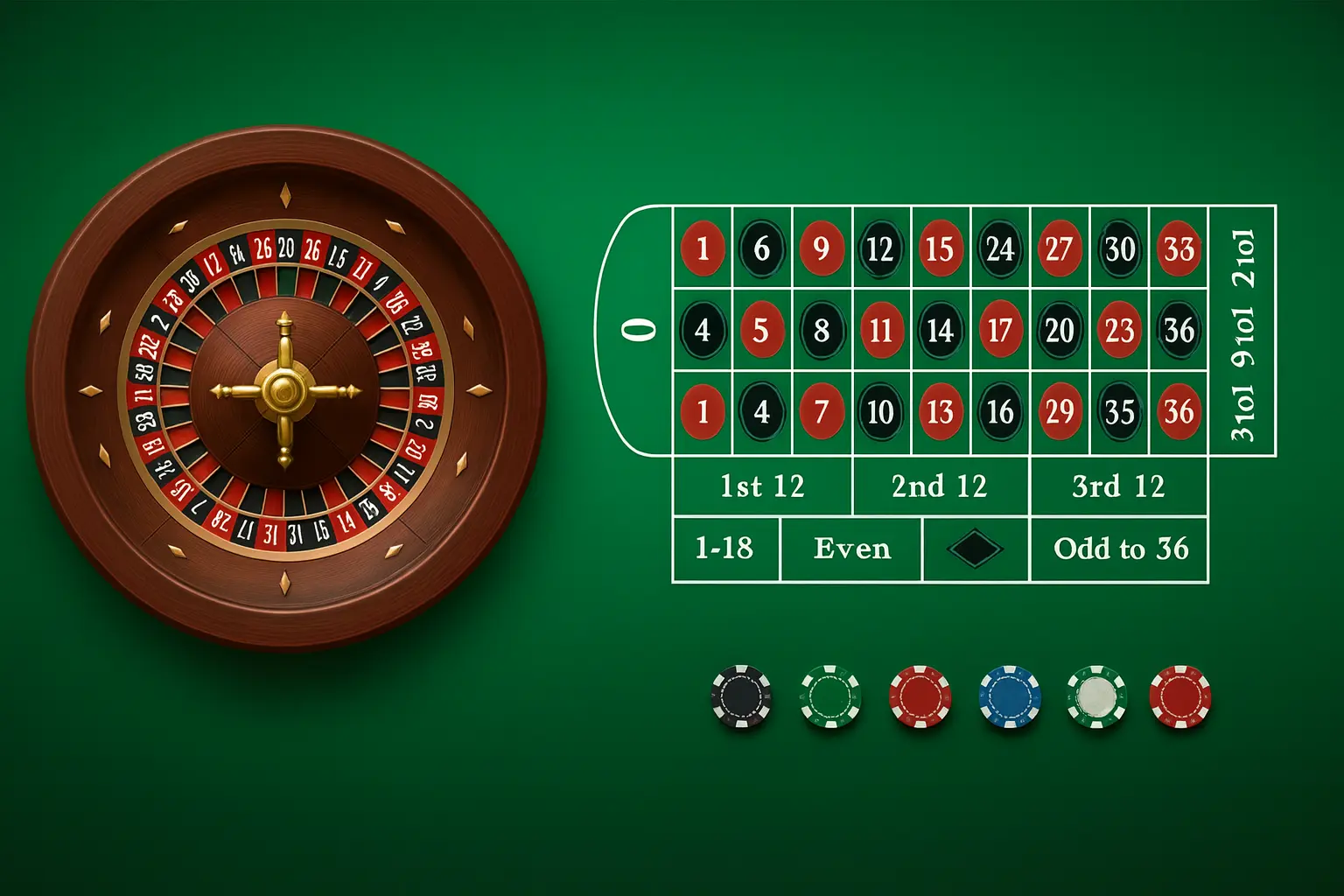 Nejoblíbenější typy hry ruleta