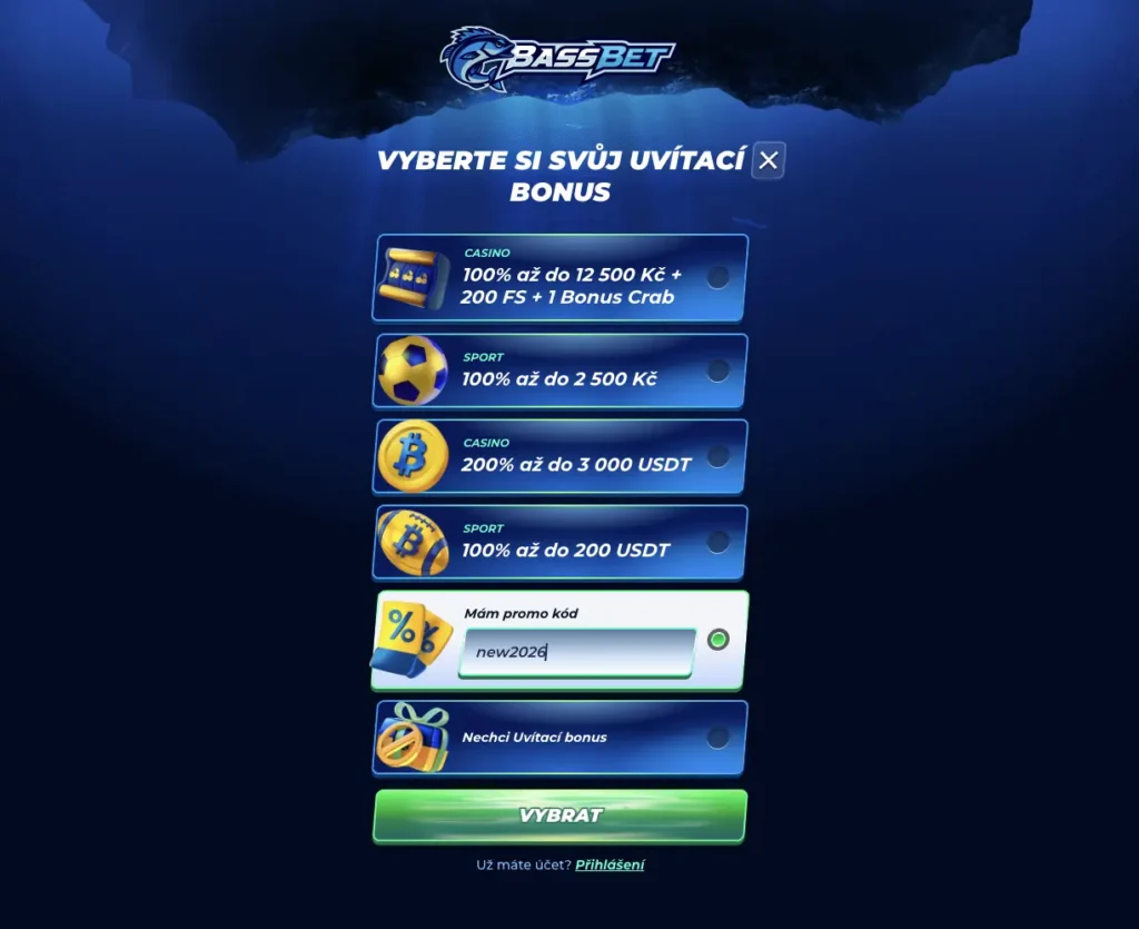 Bassbet promo kód new2026