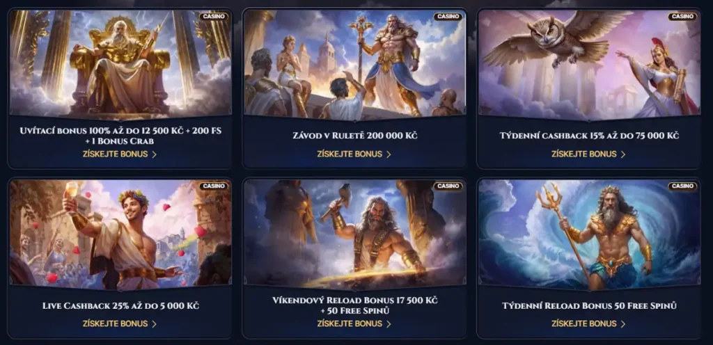 Ještě více casino bonusů