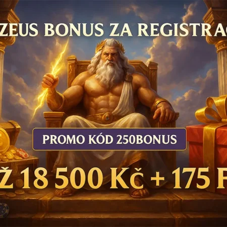 Cazeus bonus za registraci – otevřete brány Olympu s 18 500 Kč + free spiny navíc