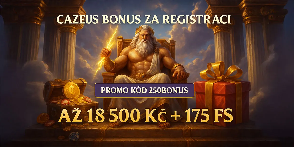 Cazeus registrační bonus zdarma
