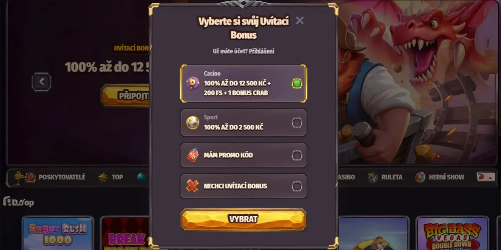 Snadná registrace do online kasina