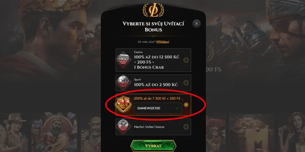 Promo kód Legiano GAMEWIZE100