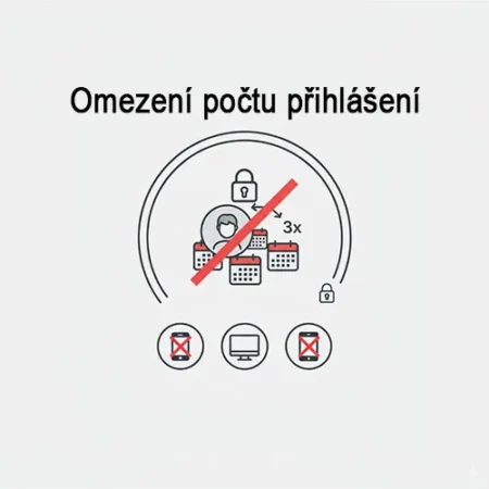 Omezení přihlášení / počet přihlášení