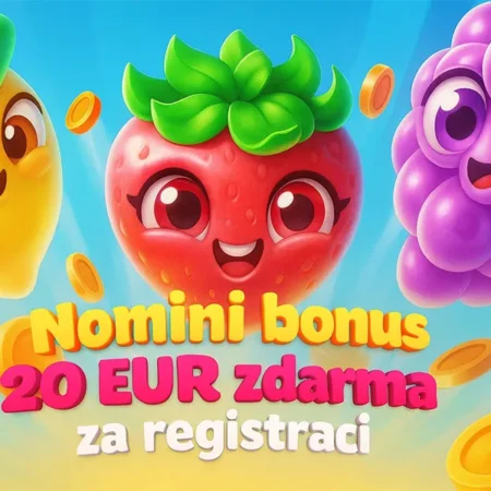 Nomini bonus 20 eur zdarma za registraci