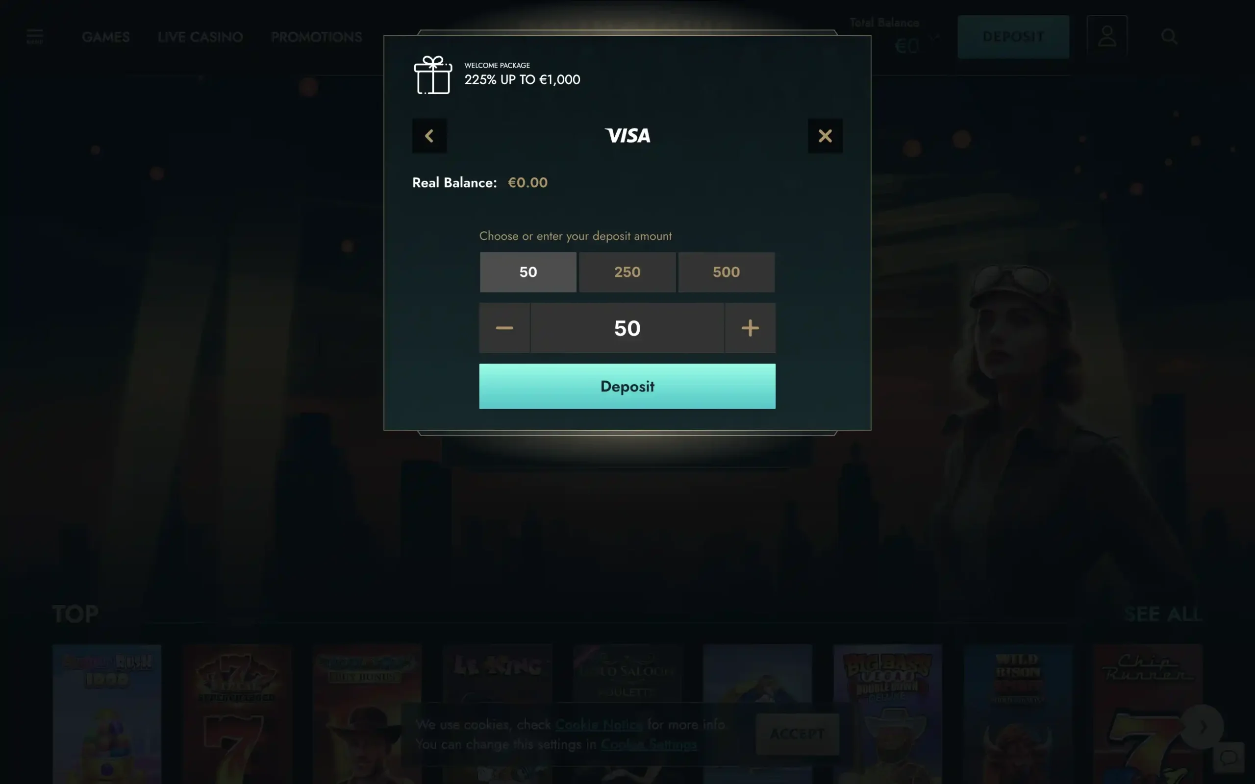 Dolly casino vklad přes Visa