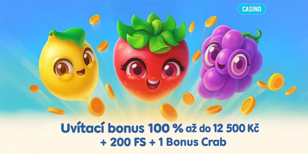 Welcome bonus 12 500 Kč