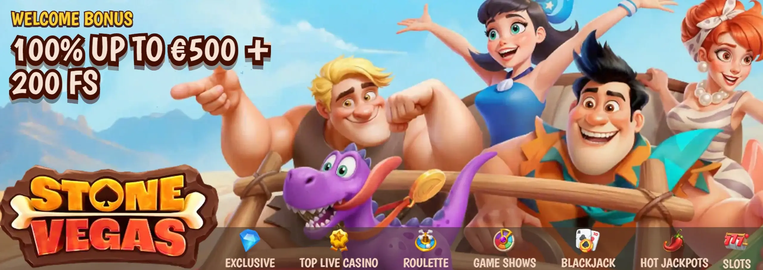 StoneVegas uvítací bonus