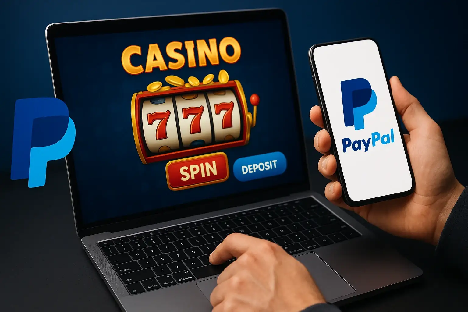 Vklad přes Paypal - casino základy