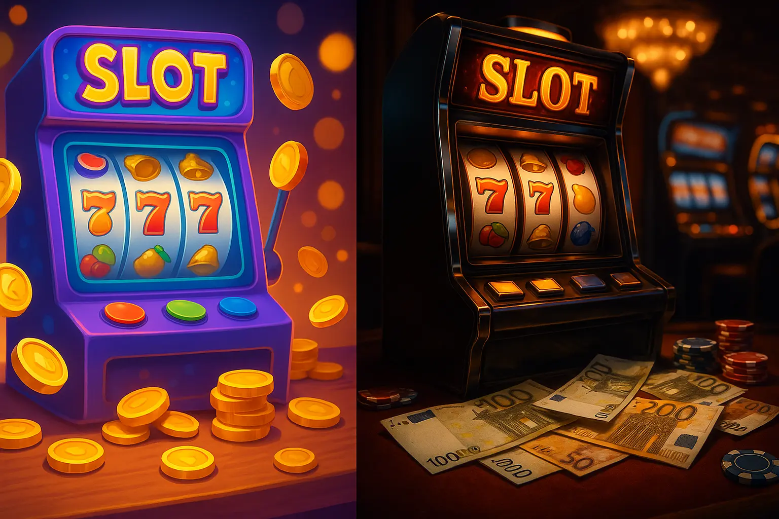 Demo verze vs. klasická kasina