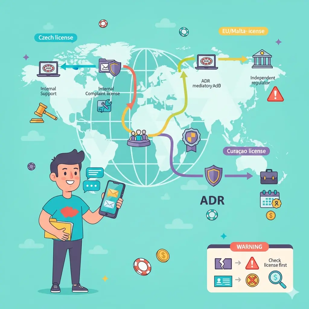 Řešení sporů u českých vs. zahraničních online casin