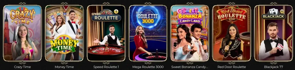 Live hry v Casinu Casina