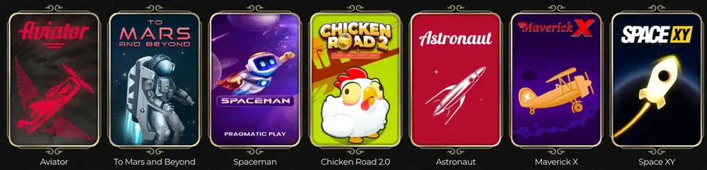 Crash hry v casinu Casina