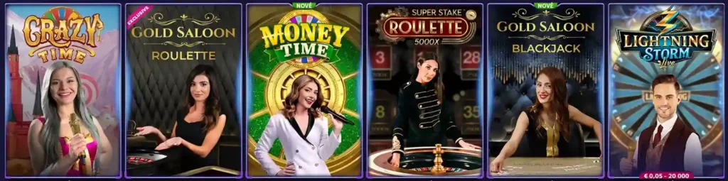 Live Casino v Alf Casinu