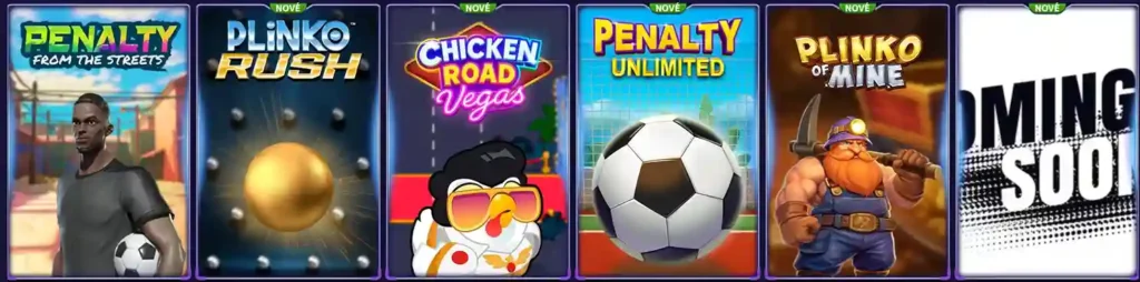 Instantní, Crash hry a stírací losy v Alf Casinu