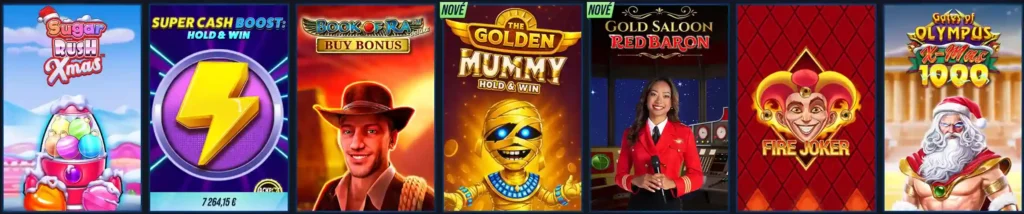 VegasHero Casino – Herní nabídka