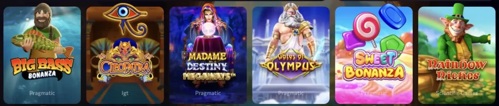 Výherní automaty v kasinu Aphrodite