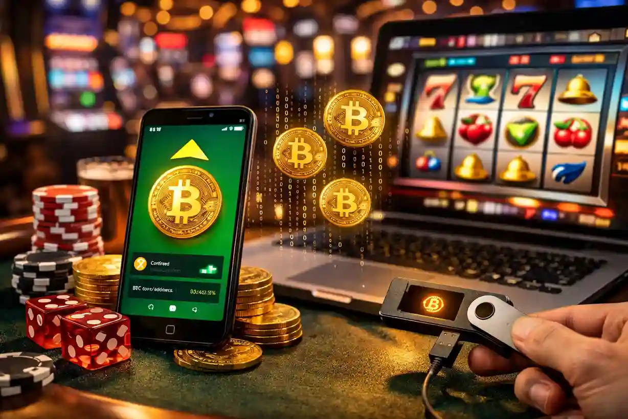 Výběry přes Bitcoin v online kasinech – rychle, anonymně a bez bank