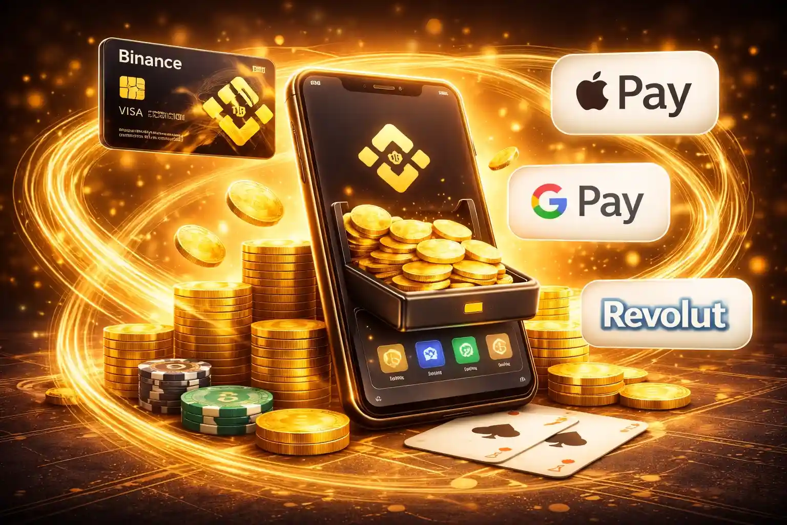 Binance Pay v kombinaci s kartami a mobilními platbami