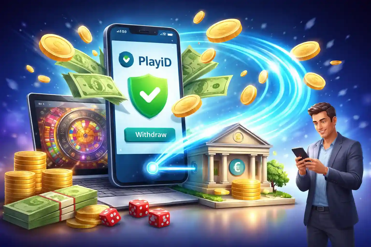 Výběr přes PlayID z online kasina – rychlé, bezpečné a pohodlné výplaty výher